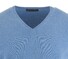 Alan Paine Rothwell Cotton-Cashmere V-Neck Pullover Carolina Blue
