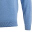 Alan Paine Rothwell Cotton-Cashmere V-Neck Pullover Carolina Blue