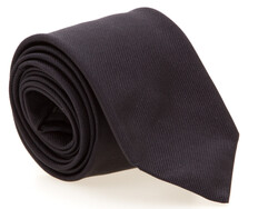 Ascot Uni Silk Tie Black
