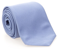 Ascot Uni Silk Tie Silverblue