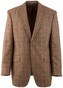 Atelier Torino Giorgio Classic Check Jacket Brown