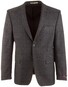 Atelier Torino Roma Modern Wool Check Jacket Dark Gray