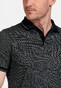 Baileys 2-Tone Fine Fantasy Block Stripe Jacquard Design Poloshirt Dark Beige