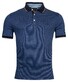 Baileys 2-Tone Jacquard Contrast Pattern Poloshirt Federal Blue