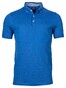 Baileys 2-Tone Oxford Piqué Poloshirt Bright Blue
