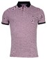 Baileys 2-Tone Structure Jacquard Allover Fine Pattern Poloshirt Grape