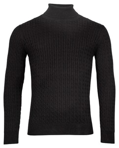 Baileys All Over Cable Design Pullover Black