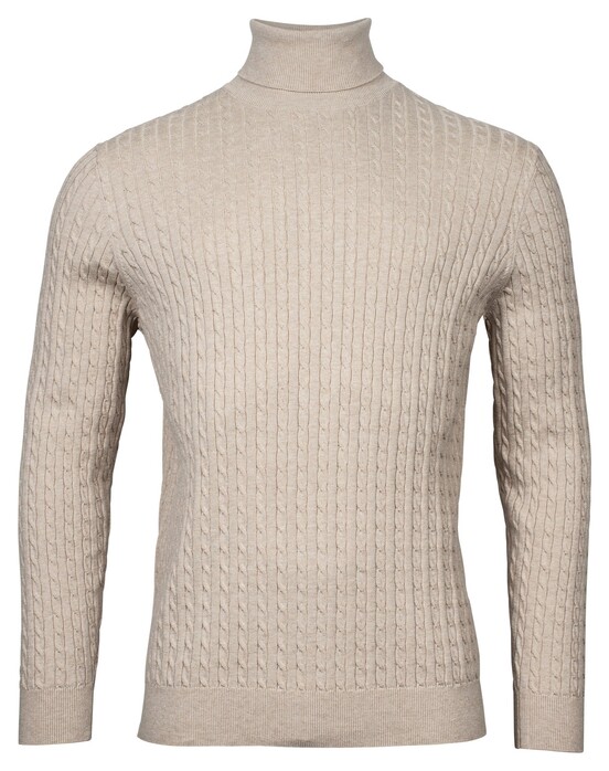 Baileys All Over Cable Design Pullover Winter White