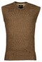 Baileys Allover 2-Tone Fine Structure Knit Slip-Over Brown