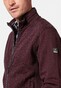 Baileys Allover Jacquard Two-Tone Sweat Cardigan Zip Vest Stone Red
