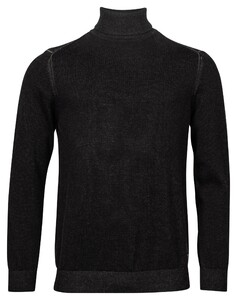 Baileys Allover Plated Fine Detail Pullover Black