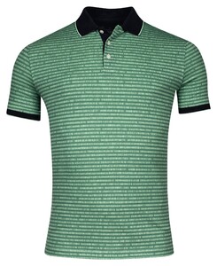 Baileys Allover Stripe Colored Background Poloshirt Pastel Green
