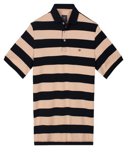 Baileys Allover Yarn Dyed Stripe Polo Soft Peach