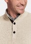 Baileys Button Placket Plated Structure Knit Pullover Kitt