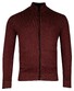 Baileys Cardigan Zip Allover 2-Tone Deep Red