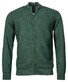 Baileys Cardigan Zip Front Panel Structure Knit Green
