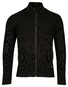 Baileys Cardigan Zip Lined Allover Structure Knit Black