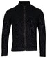 Baileys Cardigan Zip Lined Allover Structure Knit Navy