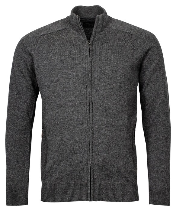 Baileys Cardigan Zip Single Knit Anthracite