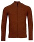 Baileys Cardigan Zip Single Knit Deep Red