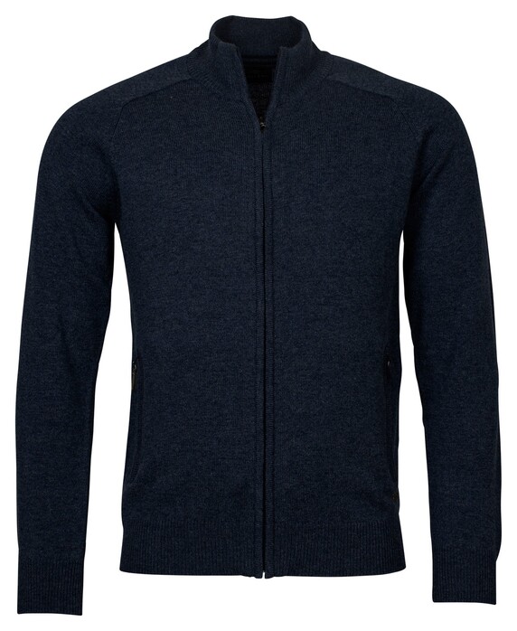 Baileys Cardigan Zip Single Knit Navy