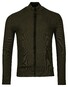 Baileys Cardigan Zip Structure Knit Dark Green