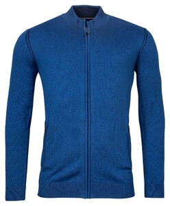 Baileys Cardigan Zip Uni Plated Vest Limoges Blue