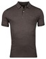 Baileys Chestpocket Two-Tone Piqué Polo Antraciet