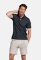 Baileys Chestpocket Two-Tone Piqué Polo Antraciet
