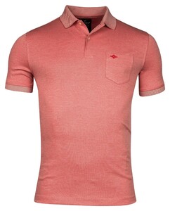 Baileys Chestpocket Two-Tone Piqué Polo Coral