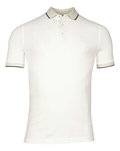 Baileys Collar Contrast Poloshirt Off White