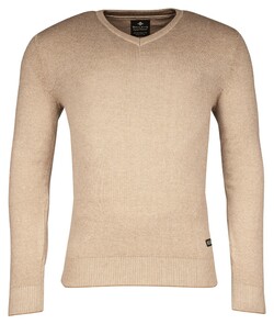 Baileys Cotton V-Neck Allover 2-Tone Pullover Kitt