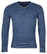 Baileys Cotton V-Neck Allover 2-Tone Pullover Mid Blue