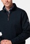 Baileys Cotton Wool Sweat Halfzip Doubleface Interlock Pullover Navy