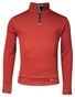 Baileys Cotton Wool Sweat Halfzip Doubleface Interlock Pullover Stone Red