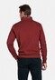 Baileys Cotton Wool Sweat Halfzip Doubleface Interlock Pullover Stone Red