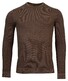 Baileys Crew Neck 2Tone Jacquard Plated Pullover New Khaki