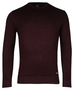 Baileys Crew Neck Allover 2-Tone Pullover Aubergine