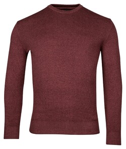 Baileys Crew Neck Allover 2-Tone Pullover Cerise