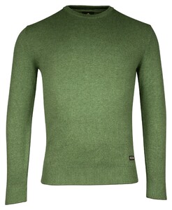 Baileys Crew Neck Allover 2-Tone Pullover Grass Green