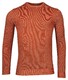 Baileys Crew Neck Body And Sleeves Two-Tone Structure Jacquard Trui Red Earth