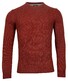 Baileys Crew Neck Front Body Structure Knit Pullover Brique