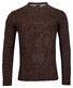 Baileys Crew Neck Front Body Structure Knit Trui Donker Bruin