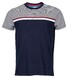 Baileys Crew Neck Jersey Striped T-Shirt Donker Blauw