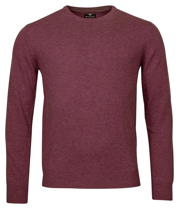 Baileys Crew Neck Lambswool Pullover Cerise