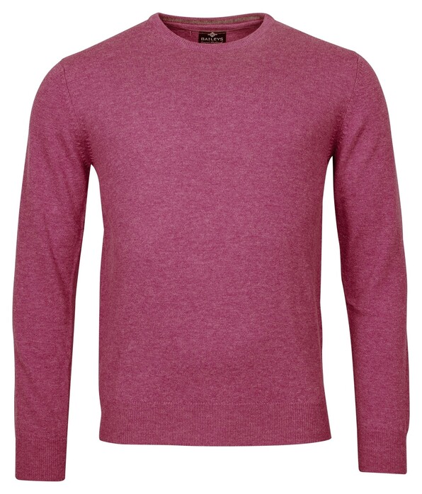 Baileys Crew Neck Lambswool Pullover Light Cerise