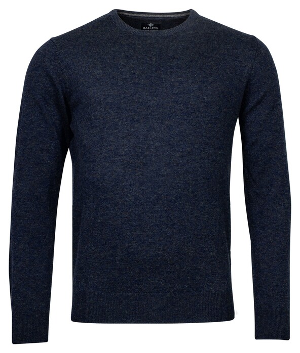 Baileys Crew Neck Lambswool Pullover Navy