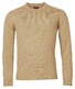 Baileys Crew Neck Lambswool Single Knit Pullover Beige