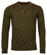 Baileys Crew Neck Lambswool Single Knit Pullover Olive