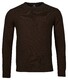 Baileys Crew Neck Lambswool Single Knit Trui Chocolate Brown